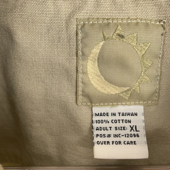 Territory Ahead Shirt Men XLarge Tan Light‎ Brown Heavy Twill Chore Shacket - Picture 3 of 9